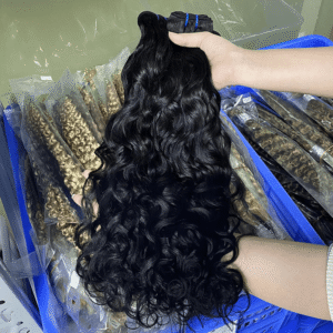 Natural Wave Raw Human Hair Weft Bundles