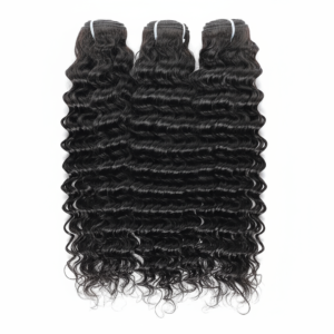 Deep Wave Raw Human Hair Curly Weft Bundles