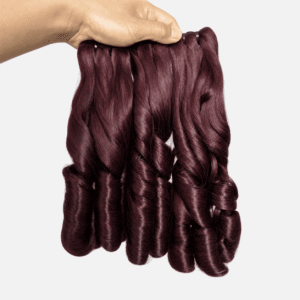 #99J Bouncy Curly Human Hair Bundles