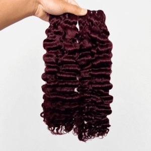 99J Burmese Curly Human Hair Bundles