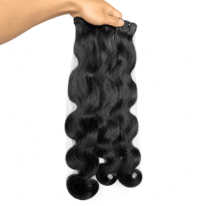 Body Wave Human Hair Bundles With Closure