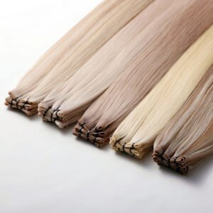 Raw Virgin Genius Weft Human Hair Extensions Wholesale