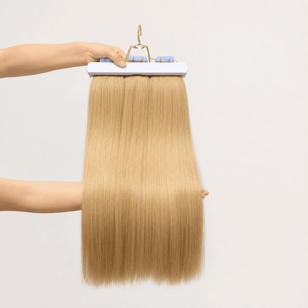 Raw Virgin Tape In Human Hair Extensions ultra thin invisible skin weft bleachable salon wholesale hair