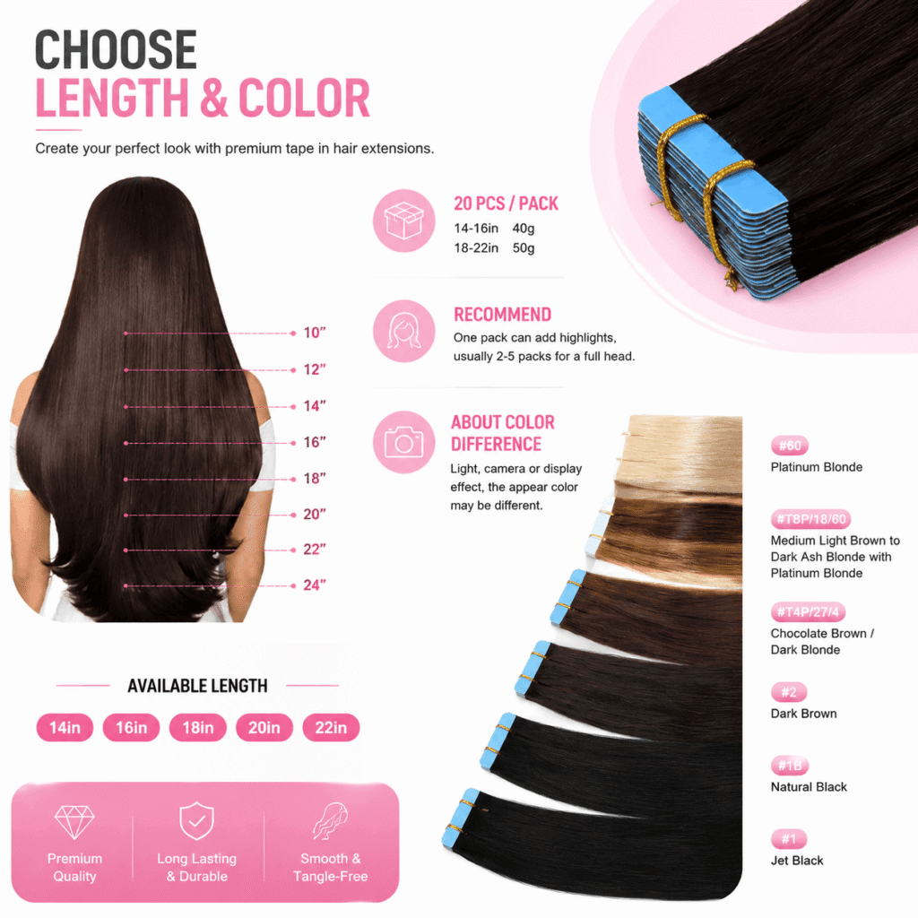 Raw Virgin Tape In Human Hair Extensions ultra thin invisible skin weft bleachable salon wholesale hair